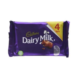 Cadbury Dairy Milk Chocolate Bar, 4 Bars 108.8 g
