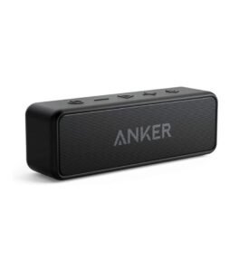 Anker Soundcore 2 Portable Bluetooth Speaker with 12W Stereo Sound, BassUp, IPX7 Waterproof, 24-Hour Playtime