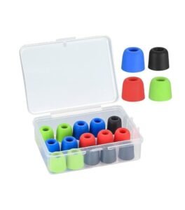 8 Pairs/16 Pcs Memory Foam Earbud Tips, Replacement Earbuds, Earphone Tips, Earbuds Noise Isolation Cover