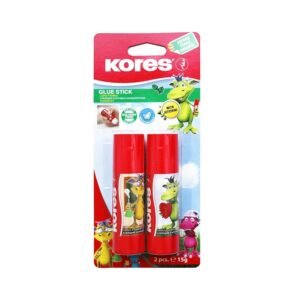 Kores - Fantasy Glue Stick for Kids, Strong-Hold Adhesive - Pack of 2,white